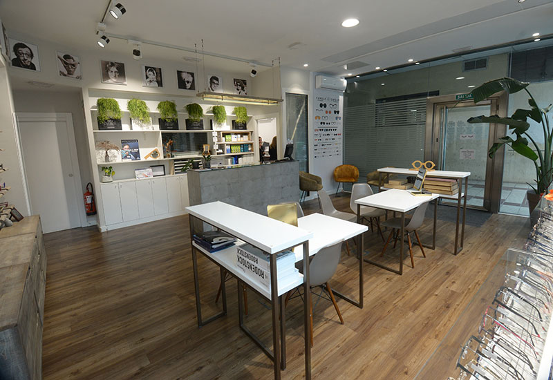 Interior Óptica Andrea Sanjurjo, Estella-Lizarra (Navarra)